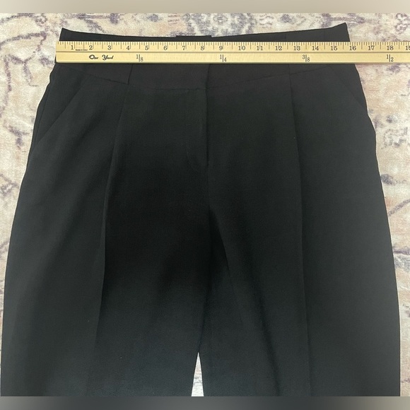 Vince Camuto Wide Leg Pleated High Waist Culottes Women's Size 6 Black - Picture 5 of 9